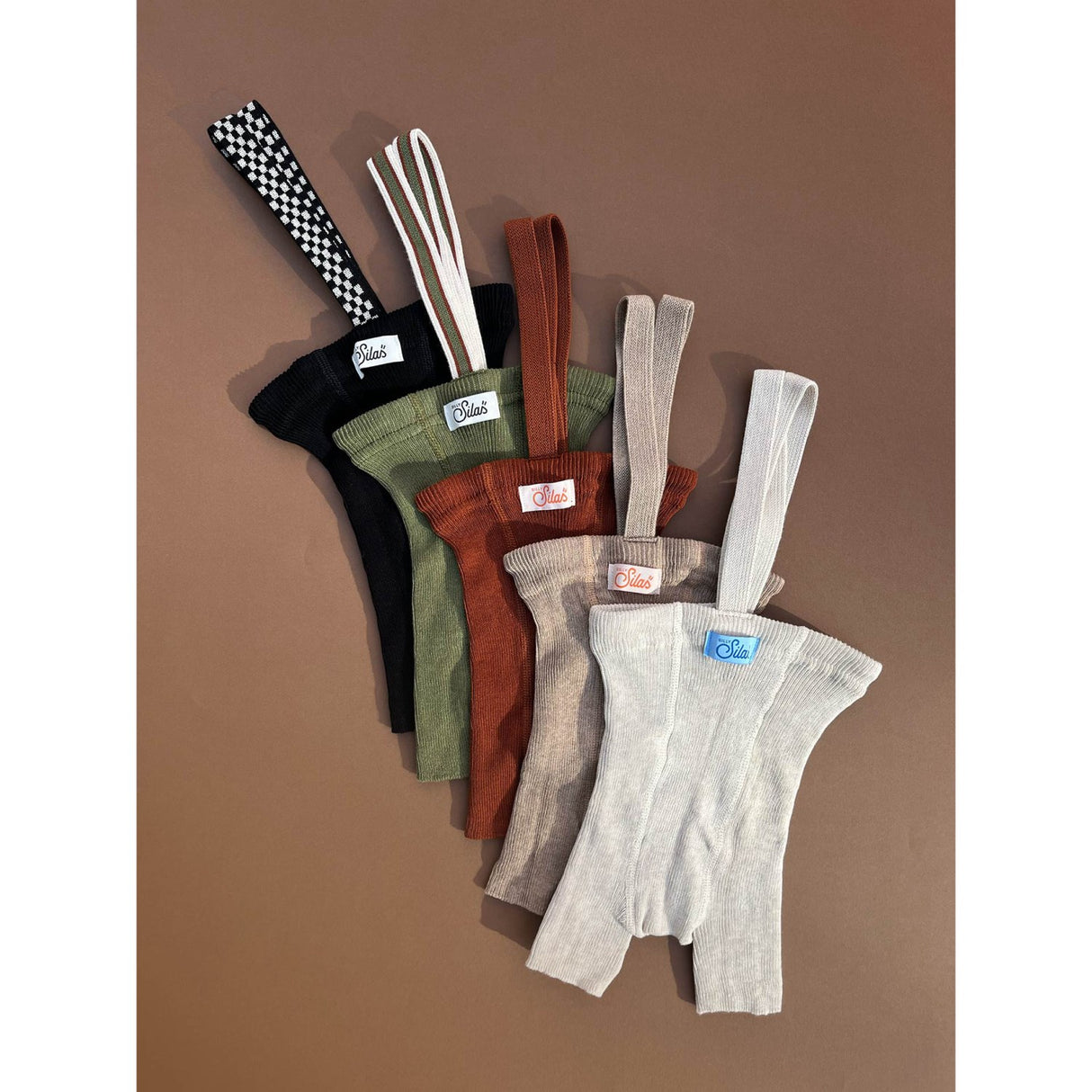 Silly Silas Classic Black Checked Shorty Tights Med Seler