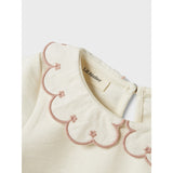 Lil'Atelier Coconut Milk Misty Rose Nmffundo Ss Slim Topp Lil