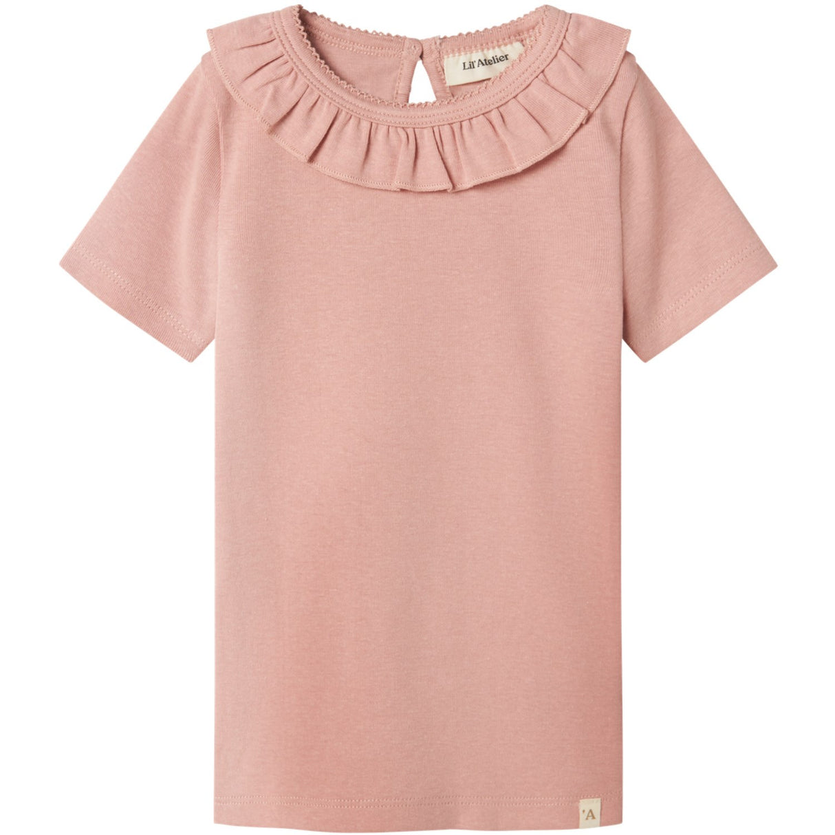 Lil'Atelier Misty Rose Nmflalo Tan Ss Slim Topp Lil