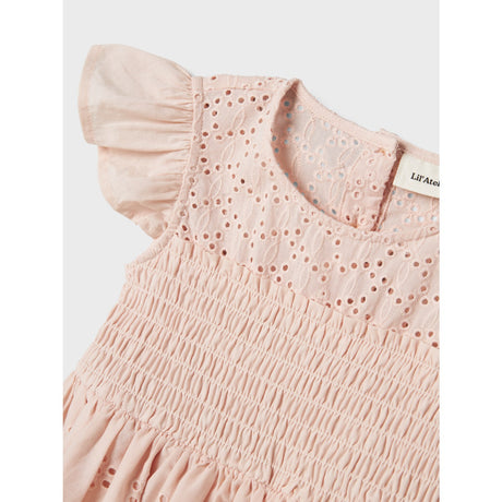 Lil'Atelier Peach Blush Nmfjedi Capsl Loose Klänning Lil