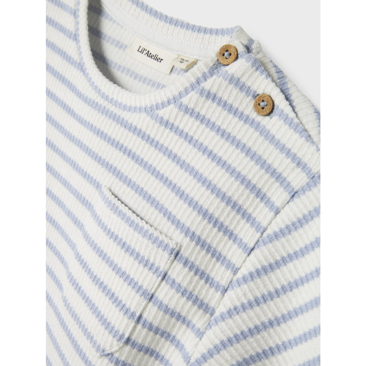 Lil'Atelier Zen Blue Nmmtadeo Ss Loose Topp Lil