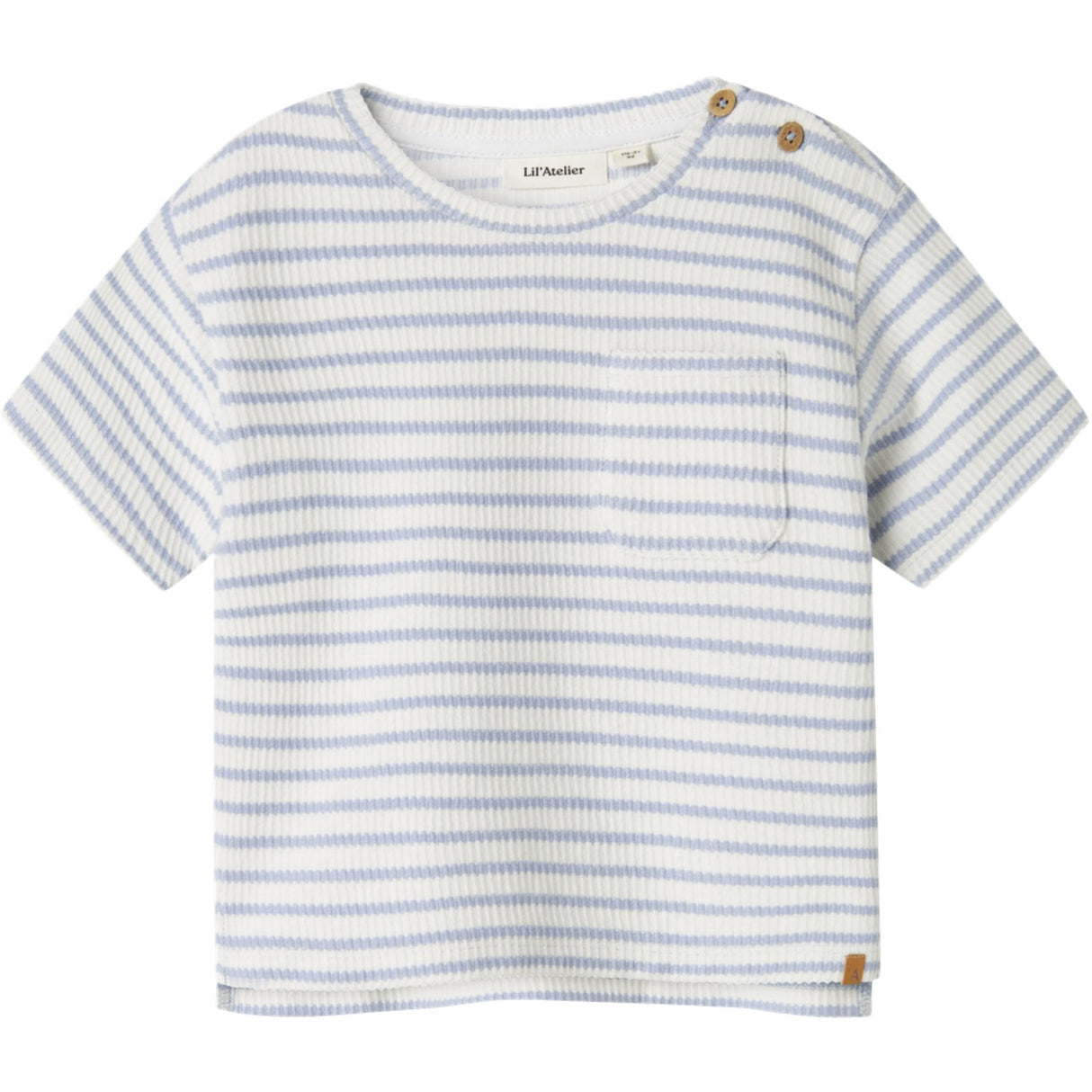 Lil'Atelier Zen Blue Nmmtadeo Ss Loose Topp Lil
