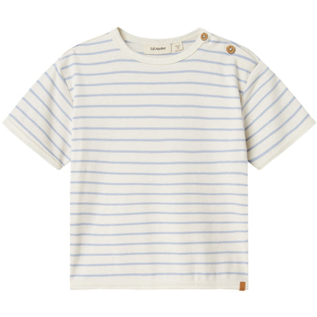 Lil'Atelier Zen Blue Nmmgeo Anm Ss Loose Topp Lil