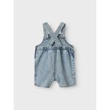 Lil'Atelier Light Blue Denim Nbmhilbert Dnm Shortoverall 1118-Hl Lil