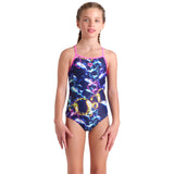 Arena Multi Girl'S Arena Soap Bubbles Baddräkt Light Drop Back