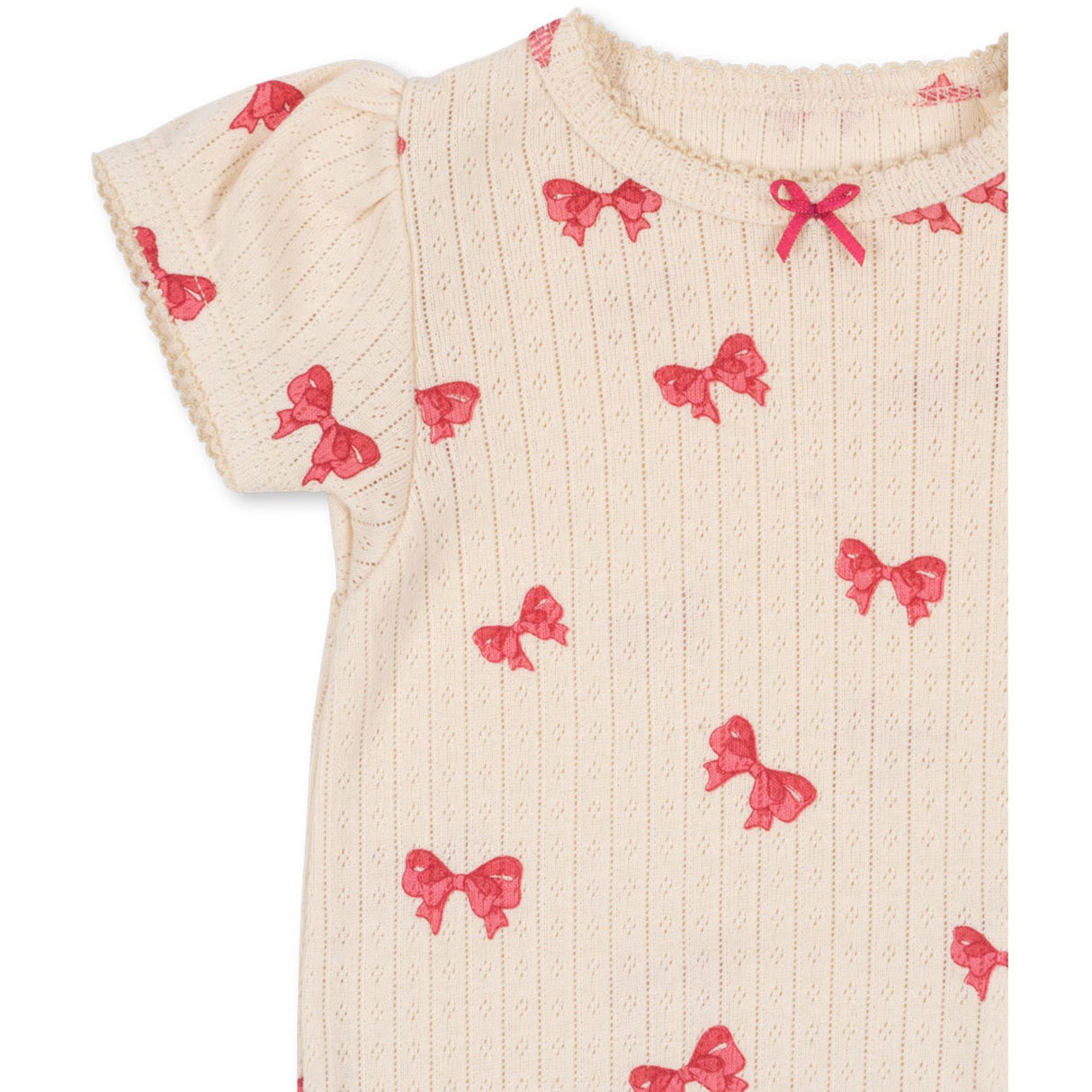 Konges Sløjd Rosia Rosett Minnie Puff Sleeve Body Gots