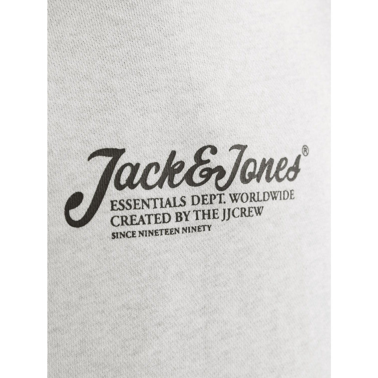 Jack & Jones Junior White Melange Jjbeau Sweat Huva Jnr
