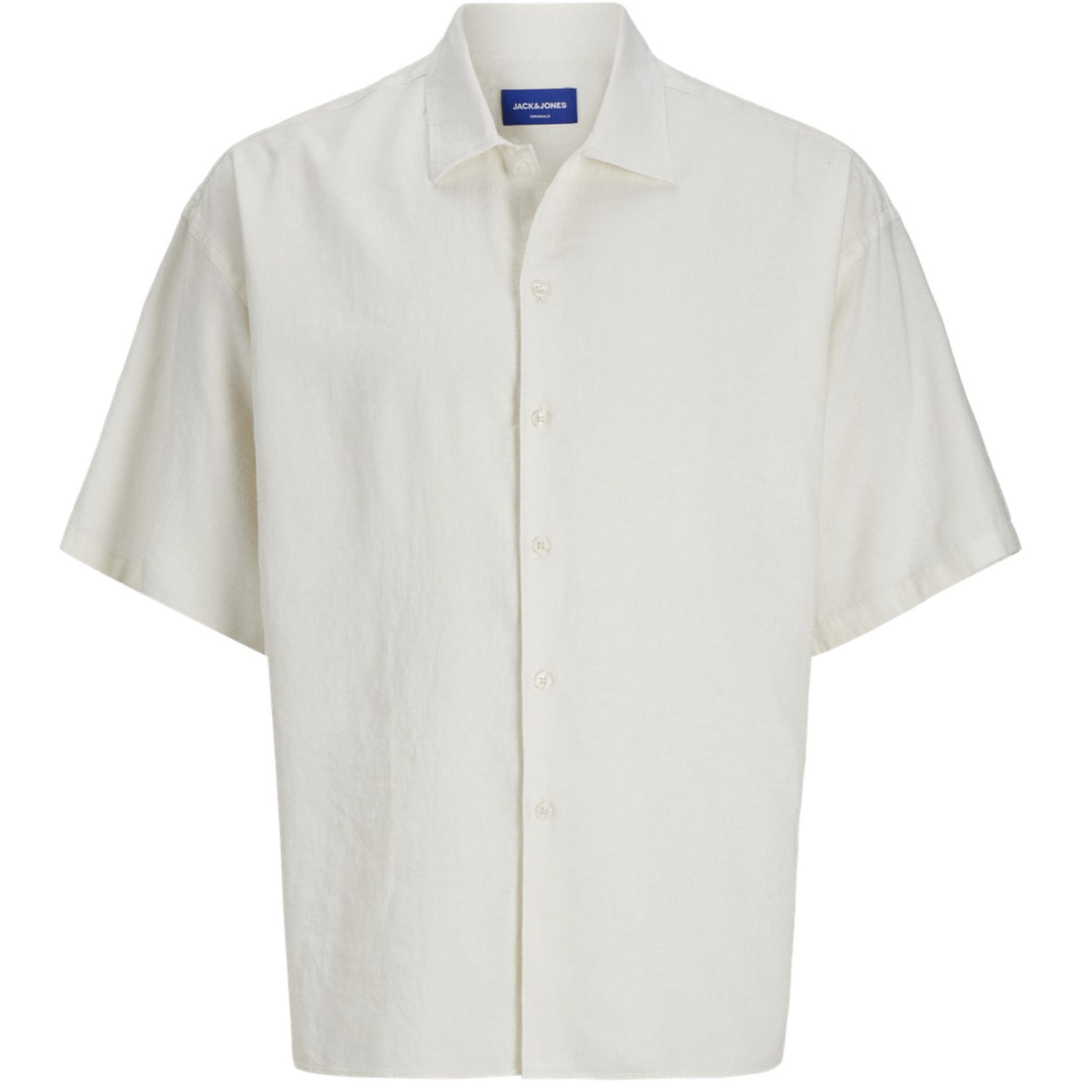 Jack & Jones Junior Antique White Jorparos Oversized Skjorta Ss Jnr