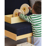 MODU Sand Grey / Honey Yellow 3-i-1 Baby Walker