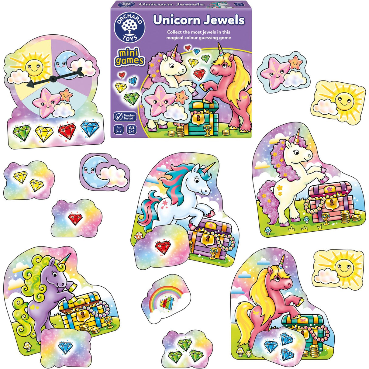 Orchard Toys Unicorn Jewels Mini Game