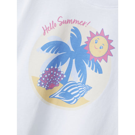 Name It Lucent White Nmfjassa Ss Nreg Topp Pb