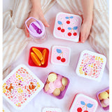 A Little Lovely Company Cherries Lunch & Snack Box Set