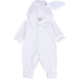 Livly White Plush Bunny Overall