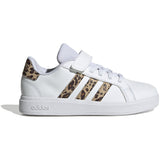 adidas Originals Ftwr White/Magic Beige/Matte Gold Grand Court 2.0 El C Sneakers