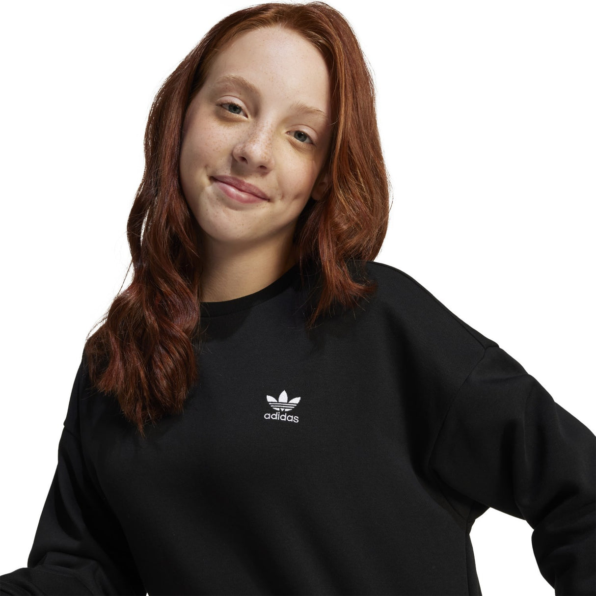 adidas Originals Black Boyfriend Crew Sweatshirt