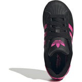 adidas Originals Core Black/Lucid Pink/Core Black Superstar Ii C Sneakers