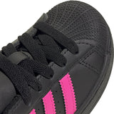 adidas Originals Core Black/Lucid Pink/Core Black Superstar Ii C Sneakers
