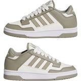 adidas Originals Silver Pebble/Cloud White/Ftwr White Rapid Court Low J Sneakers