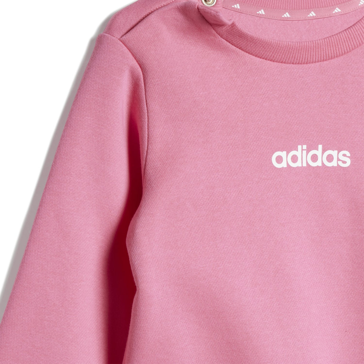 adidas Originals Pink Fusion/White I Lin Fl Jog Sweat Set