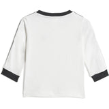 adidas Originals White/Black Denim Ls Set