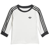 adidas Originals White/Black Denim Ls Set
