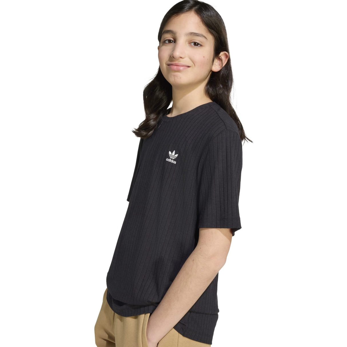 adidas Originals Black/White Wide Rib T-shirt