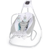 Ingenuity Grey Simplecomfort™ Compact Soothing Swing & Rocker™ - Raylan™