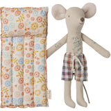 Maileg Strand Mouse Med Air Mattress, Dad - Flower