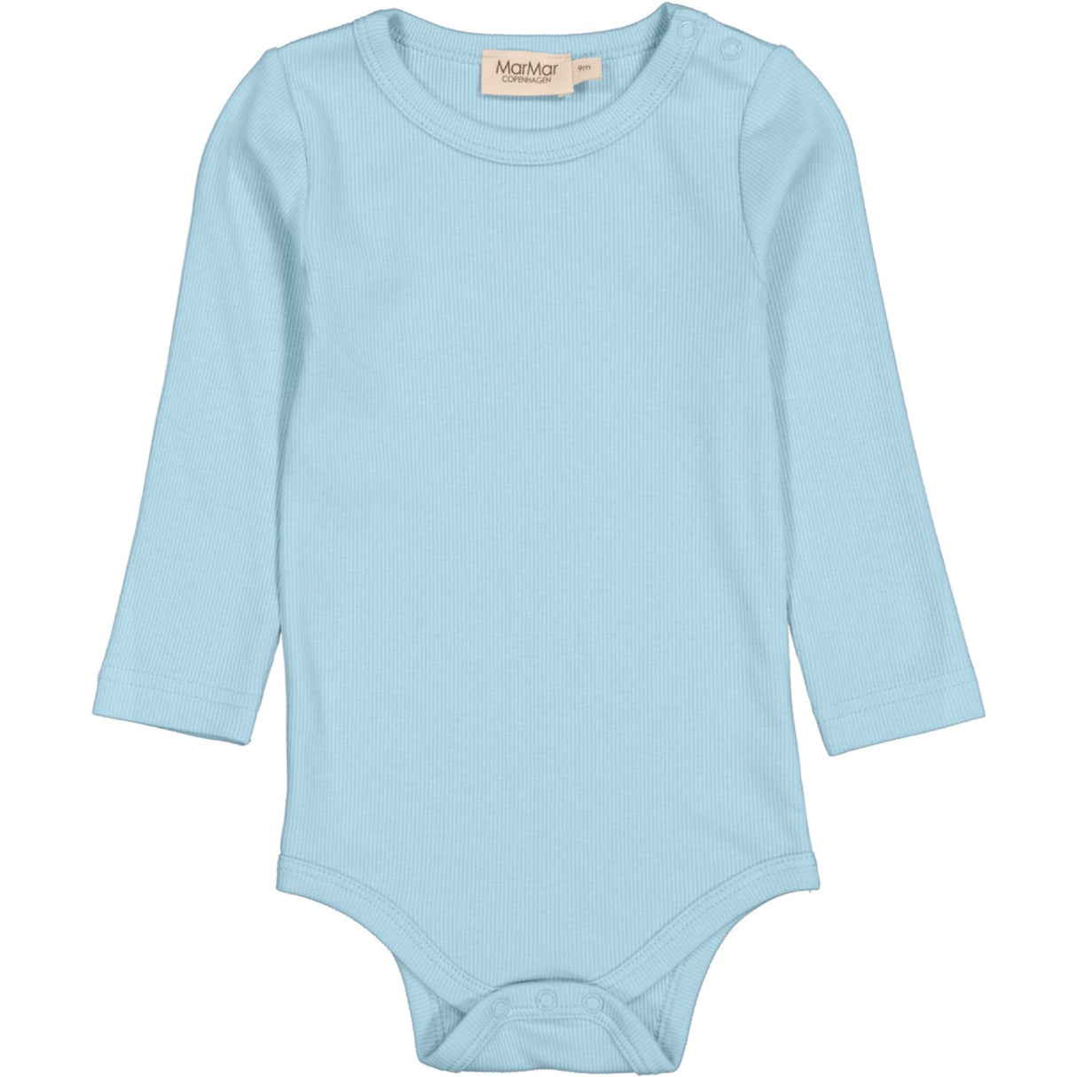 MarMar Modal Fine Rib Heavenly Blue Plain Body LS Body