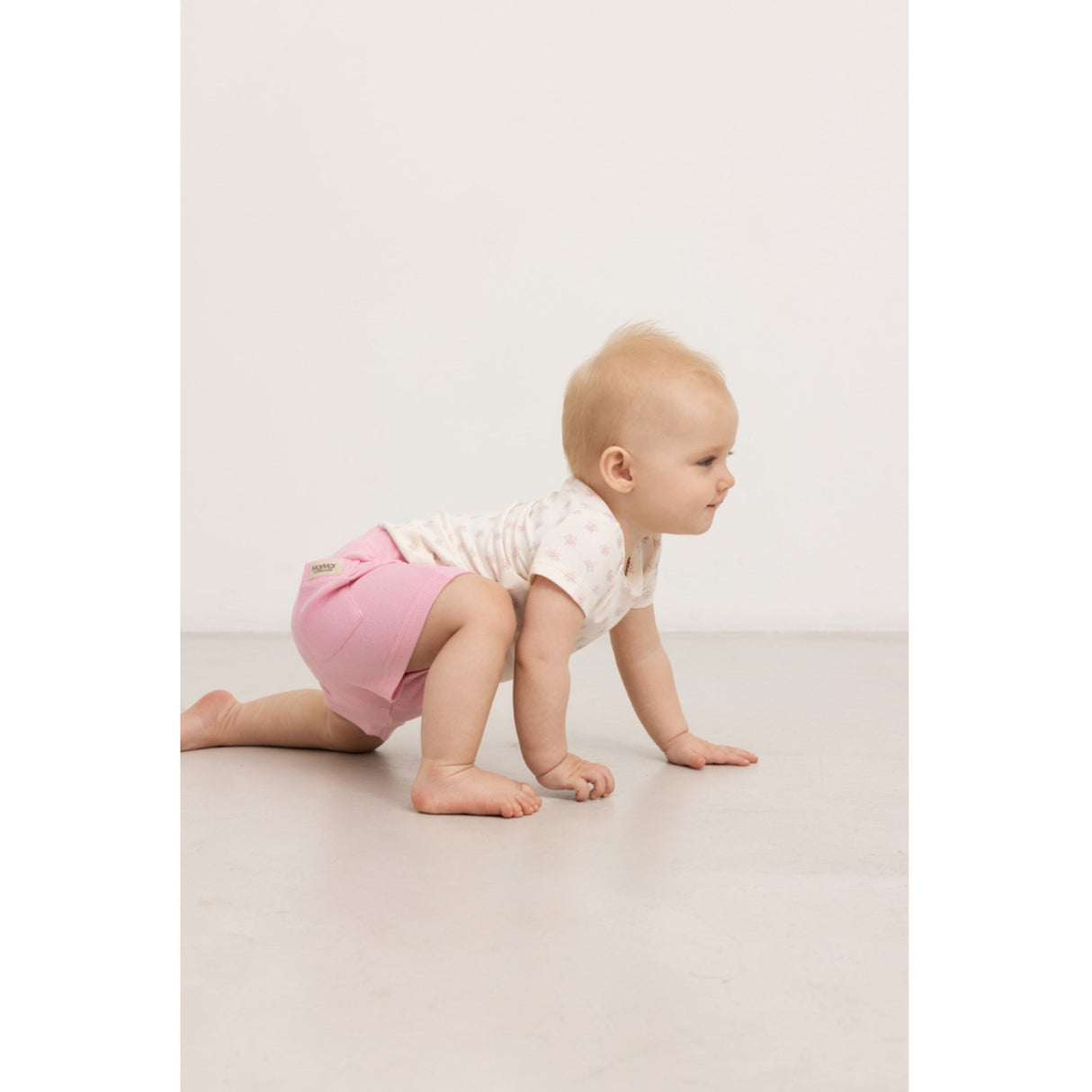 MarMar Modal Fine Rib Pink Blossom Paulo Shorts