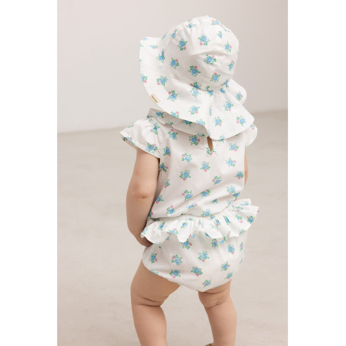 MarMar Poplin Summer Bouquet Alba Baby Long Summer Mössa