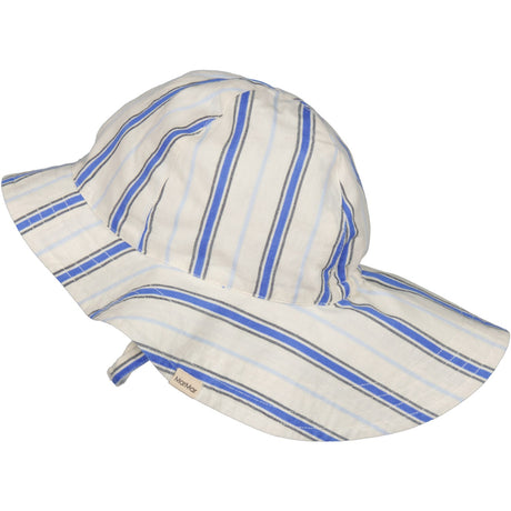 MarMar Cotton Stripes Chambray Stripe Alba Baby Long Summer Mössa