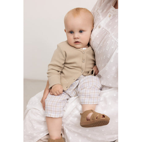 MarMar Fine Linen Summer Check Panu L Byxor