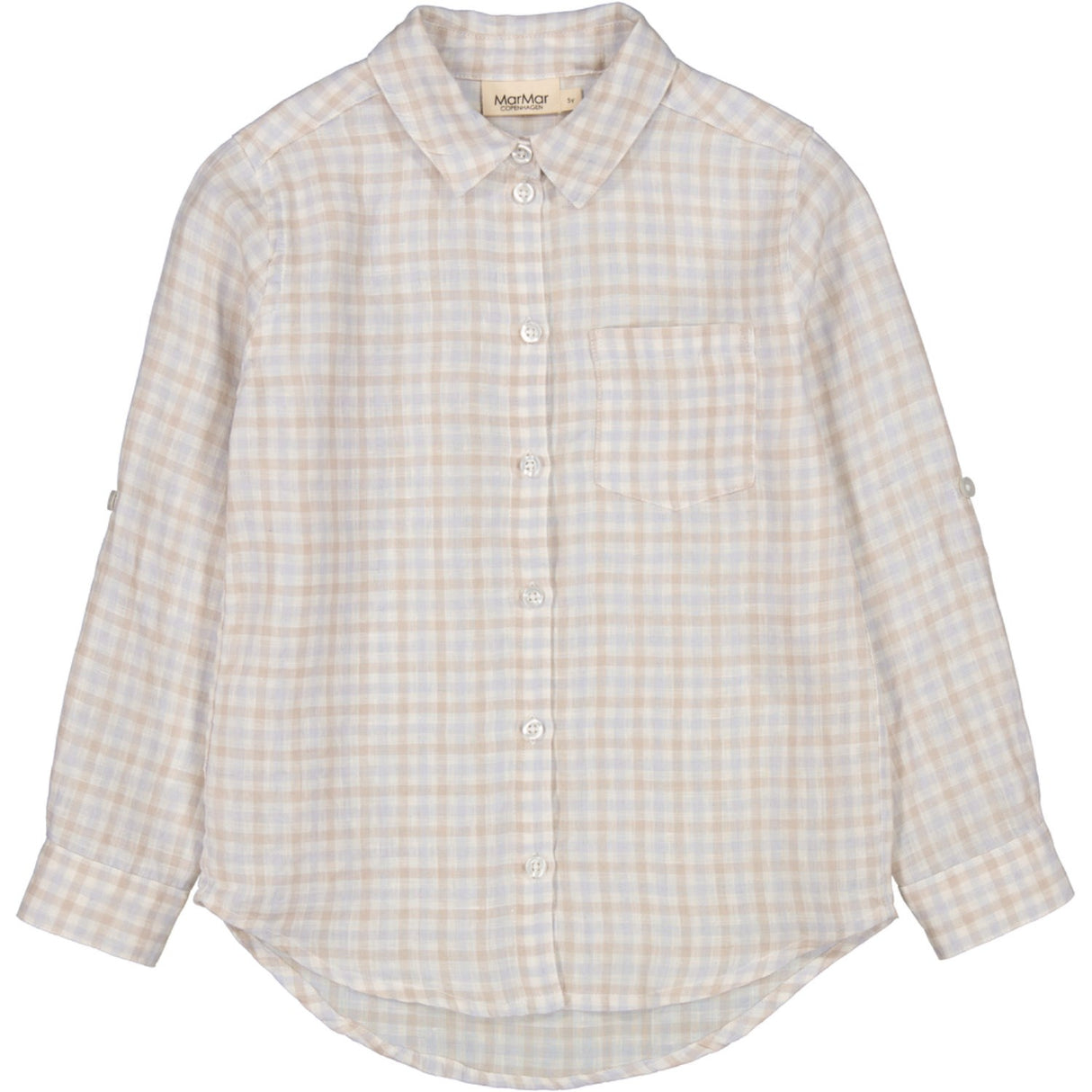 MarMar Fine Linen Summer Check Tommy Skjorta