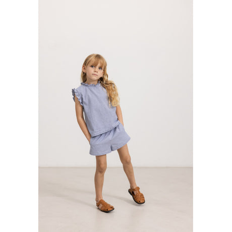 MarMar Fine Cotton Navy Stripe Pala Shorts