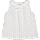 MarMar Dobby Dots Gentle White Talsa Topp