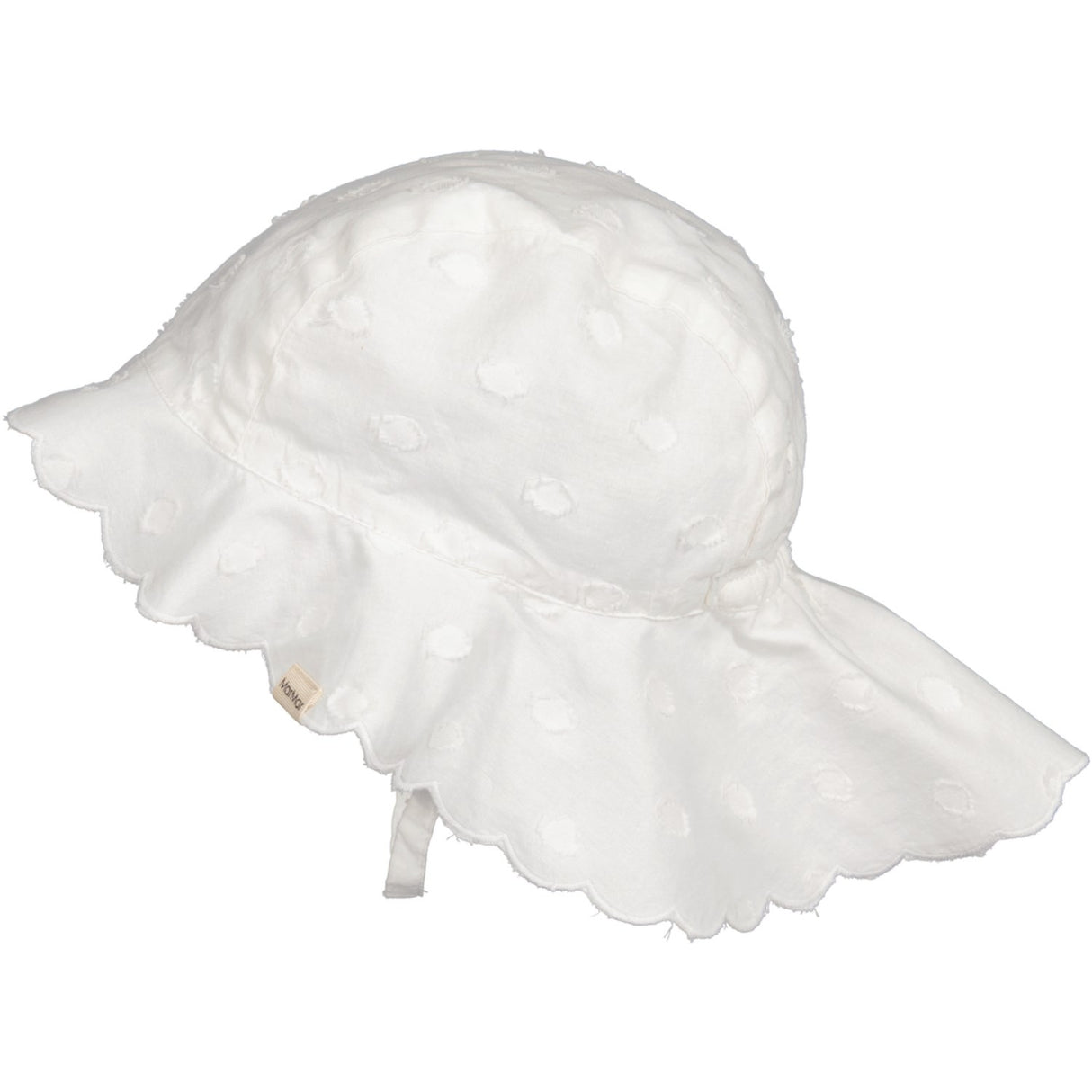 MarMar Dobby Dots Gentle White Alba Baby Long Summer Mössa