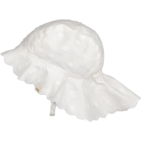 MarMar Dobby Dots Gentle White Alba Baby Long Summer Mössa