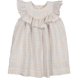 MarMar Fine Linen Summer Check Drine SS Klänning