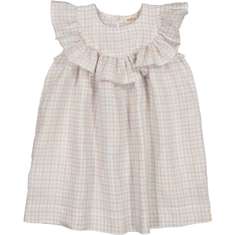 MarMar Fine Linen Summer Check Drine SS Klänning