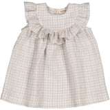 MarMar Fine Linen Summer Check Drine SS Klänning