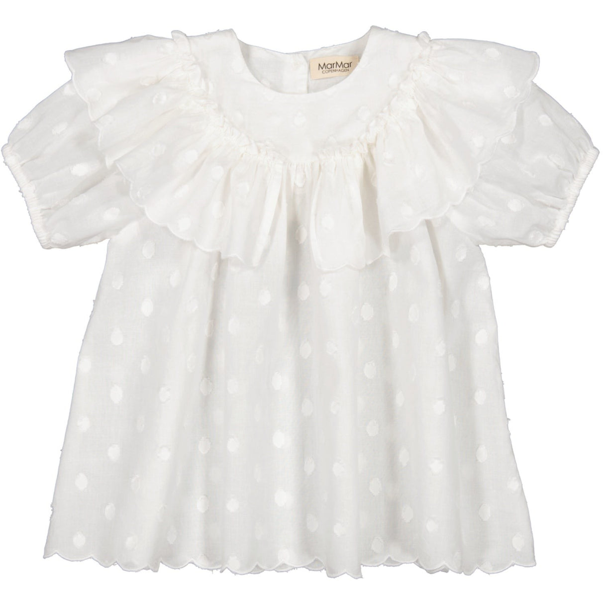 MarMar Dobby Dots Gentle White Delsa B Klänning