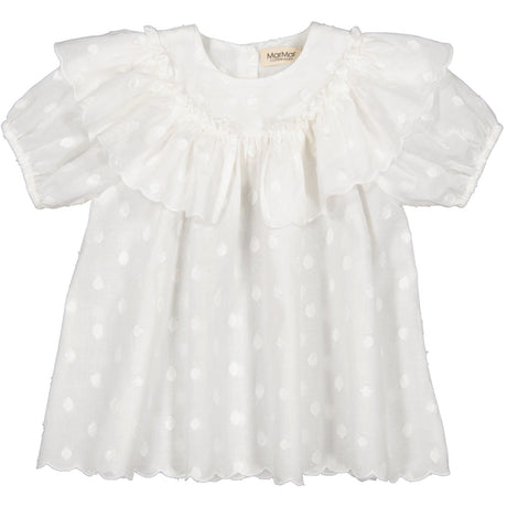 MarMar Dobby Dots Gentle White Delsa B Klänning