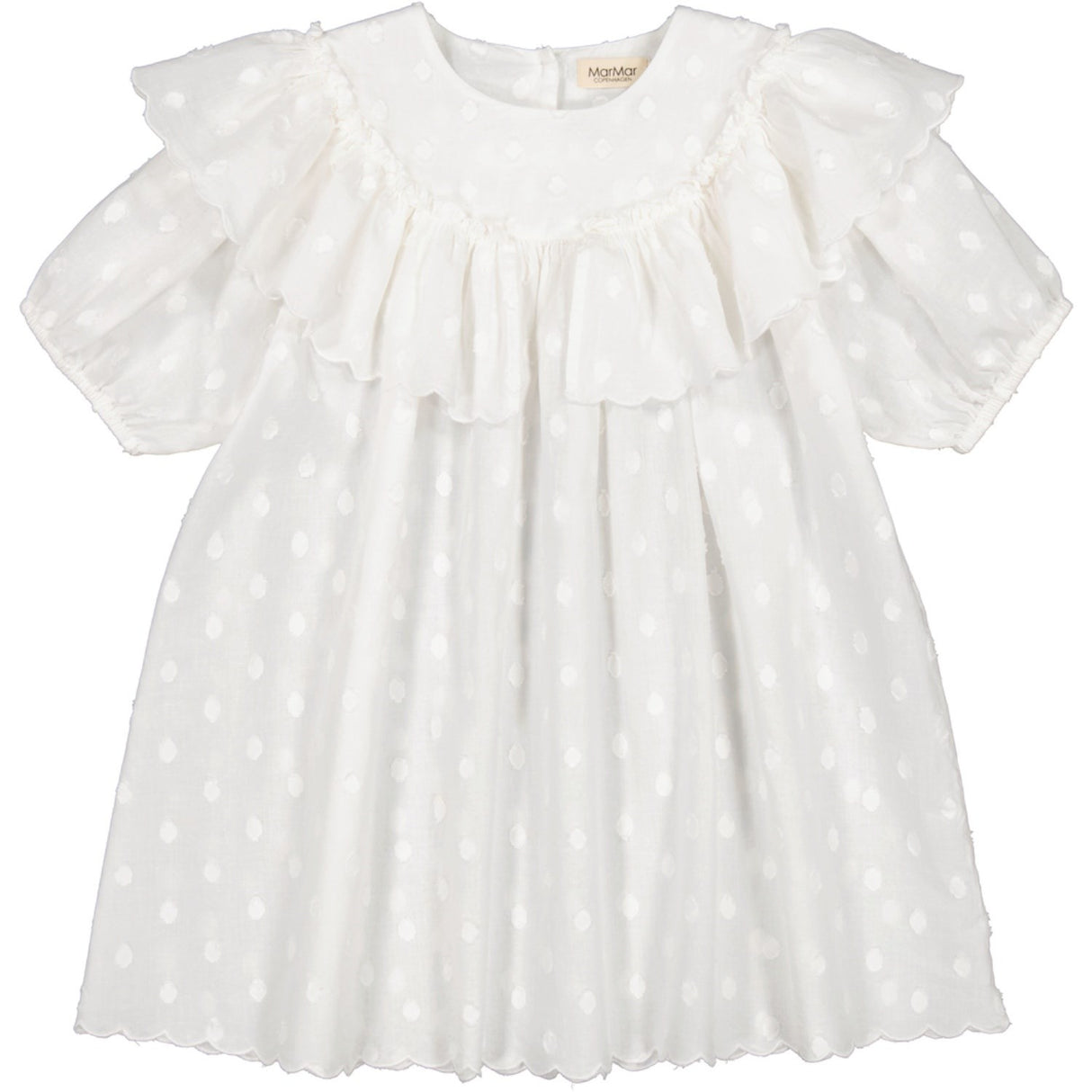 MarMar Dobby Dots Gentle White Delsa Klänning