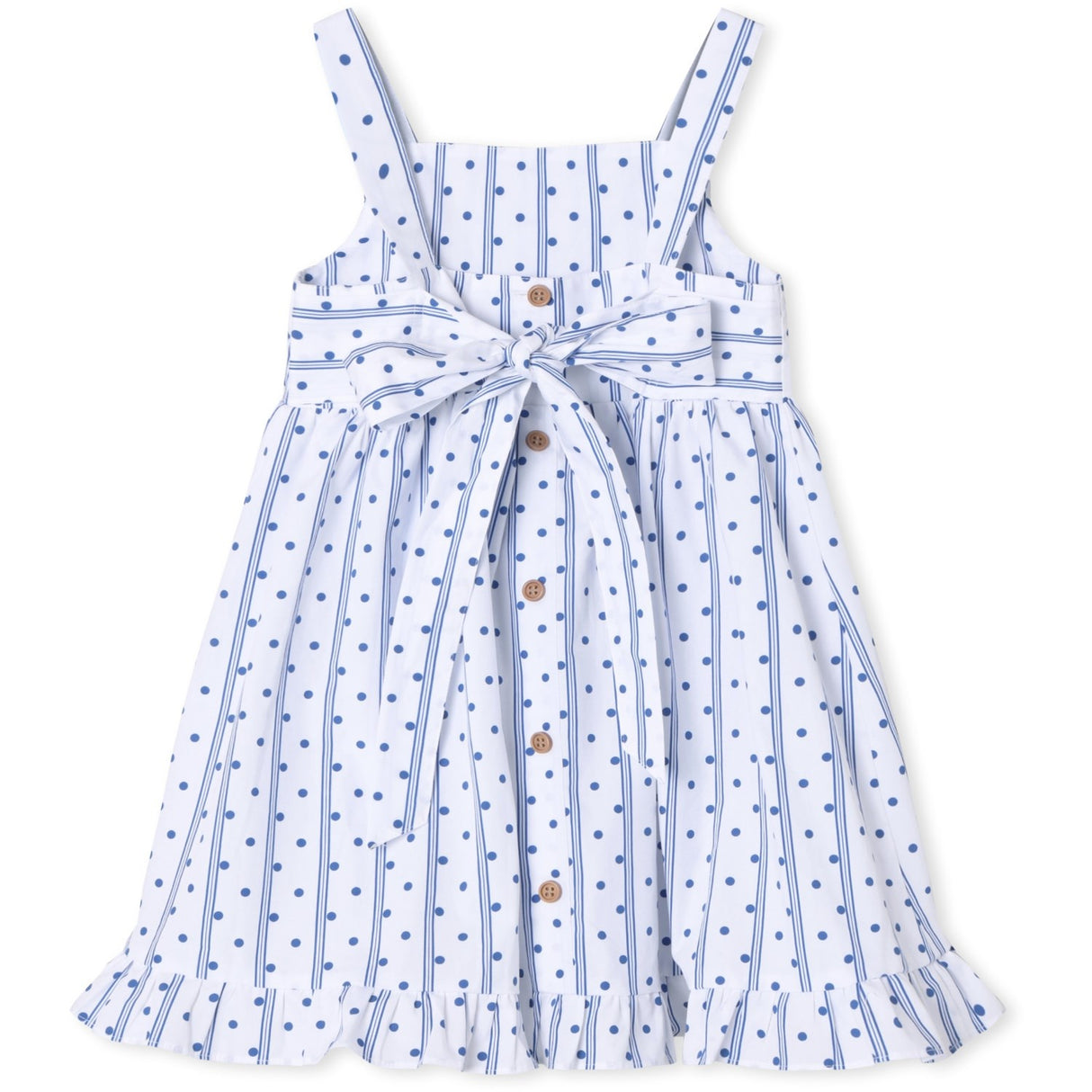 Fliink Cloud Dancer Dot Aop Polka Dress