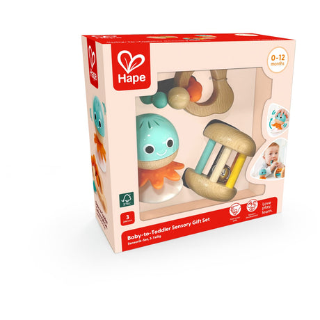 Hape Baby-to-Toddler Sensory Gift Set