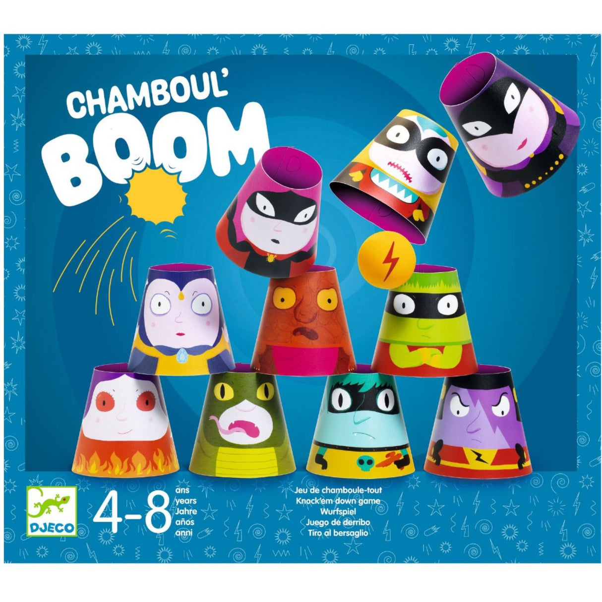 Djeco Byg Och Vælt, Sjove Ansigter