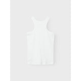 Name It Lucent White Nkfhellemie Slim Halter Topp Pb