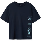 Name It Dark Sapphire Nkmhirlan Ss Nreg Topp Pb