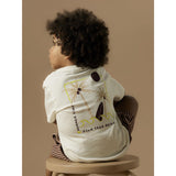 Name It Cloud Dancer Nmmhelix Ss Nreg Topp